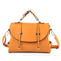 Orange Vintage Cross Shoulder Handbags Double Arrows With Long Strap